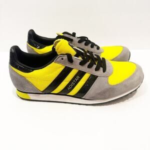 Men’s Adidas Adistar Racer Sneakers sz 7.5 Yellow Grey Black Sneakers